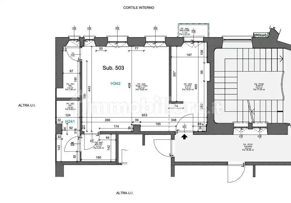 Appartamento in affitto a Milano