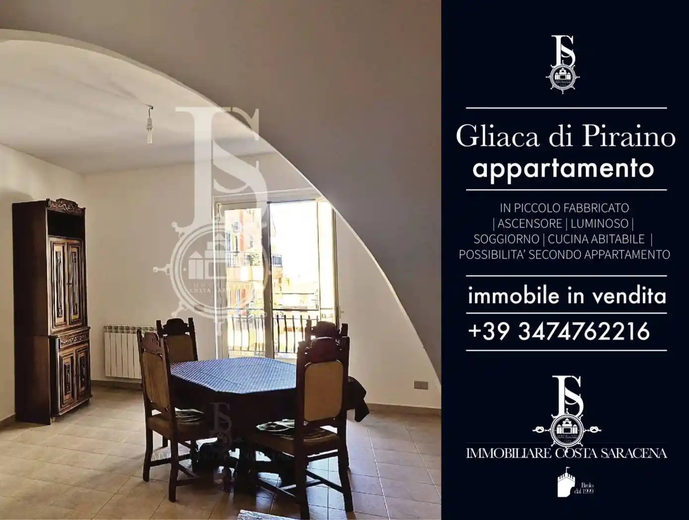 Appartamento in vendita a Piraino