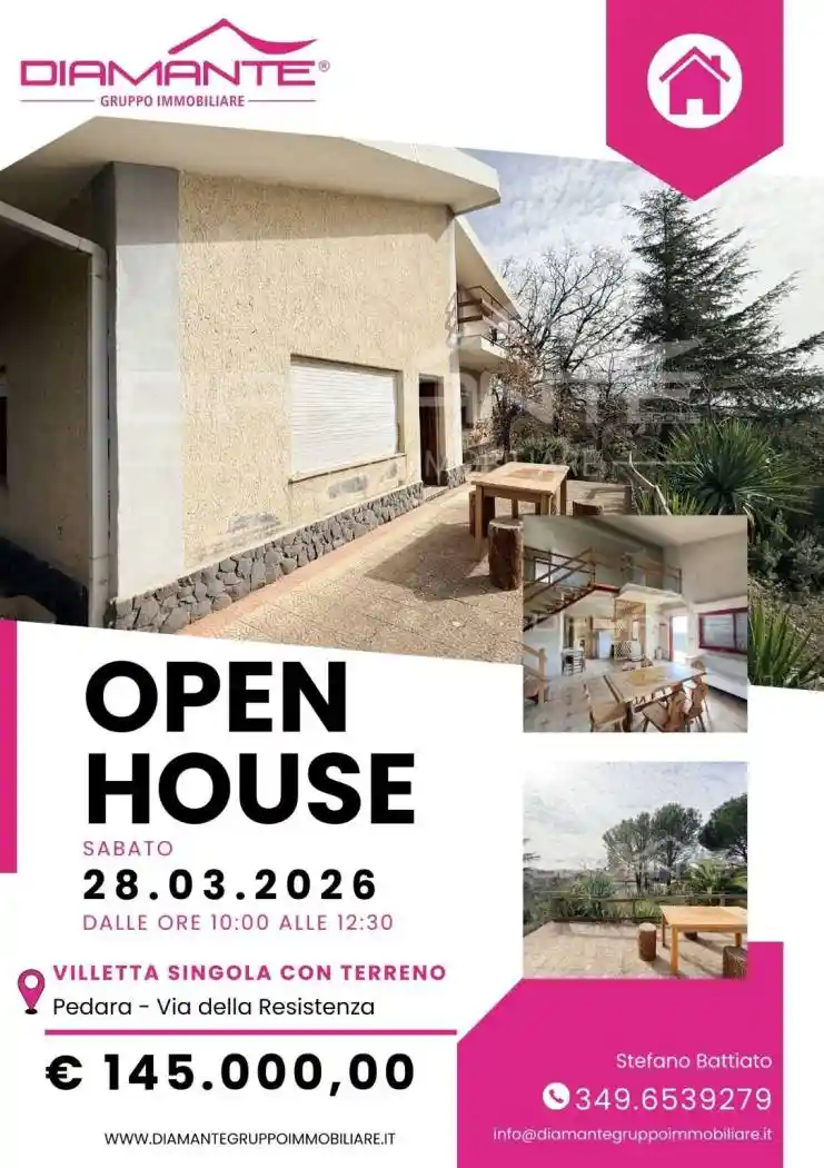 Villa in vendita a Pedara