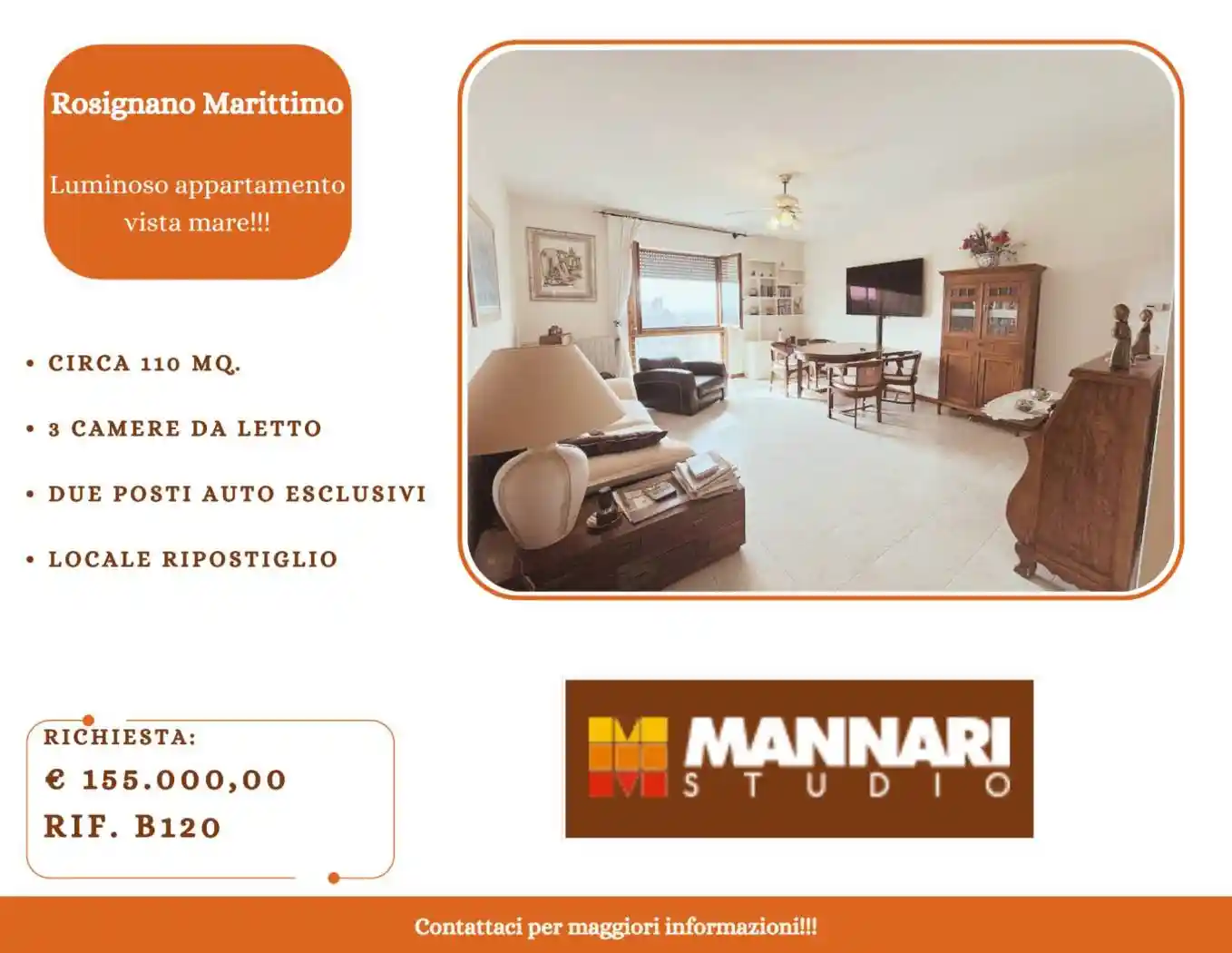 Appartamento in vendita a Rosignano Marittimo