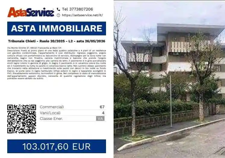 Appartamento in vendita a Francavilla al Mare