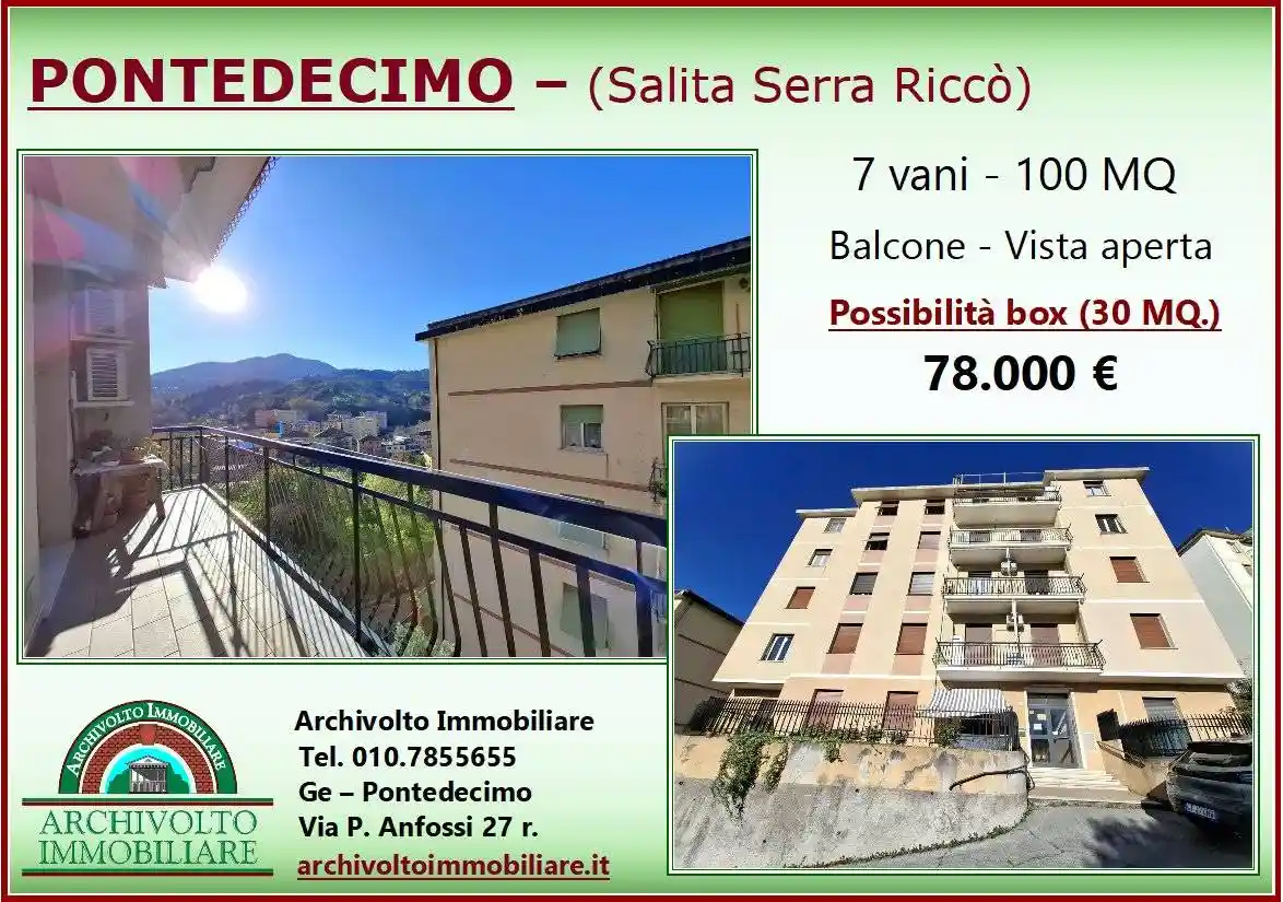 Appartamento in vendita a Genova