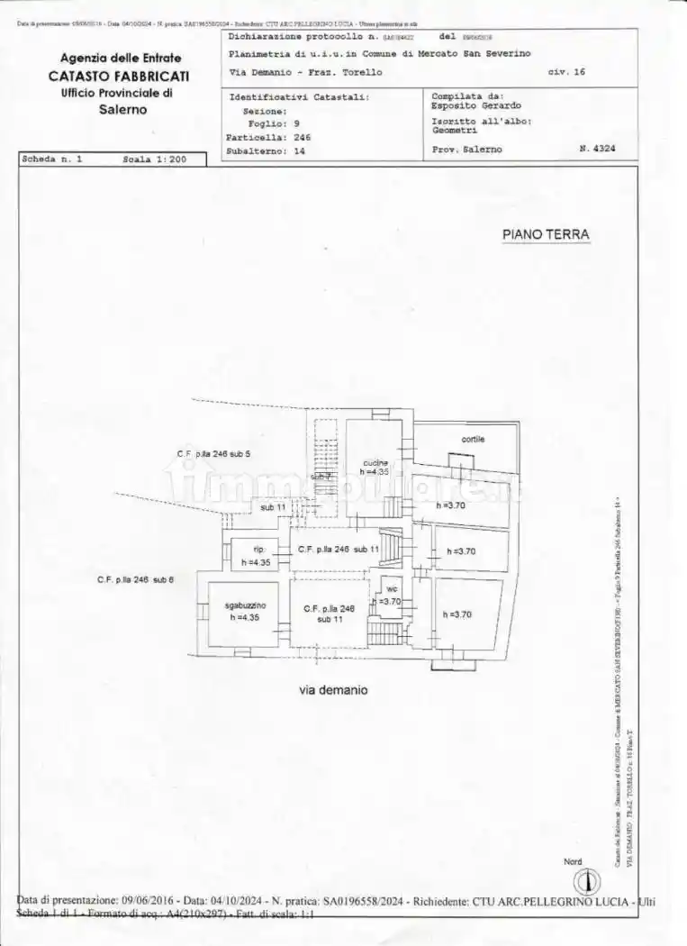 Appartamento in vendita a Mercato San Severino