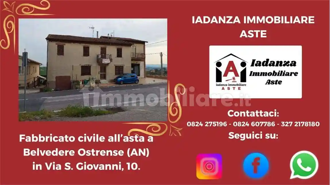 Casa indipendente in vendita a Belvedere Ostrense