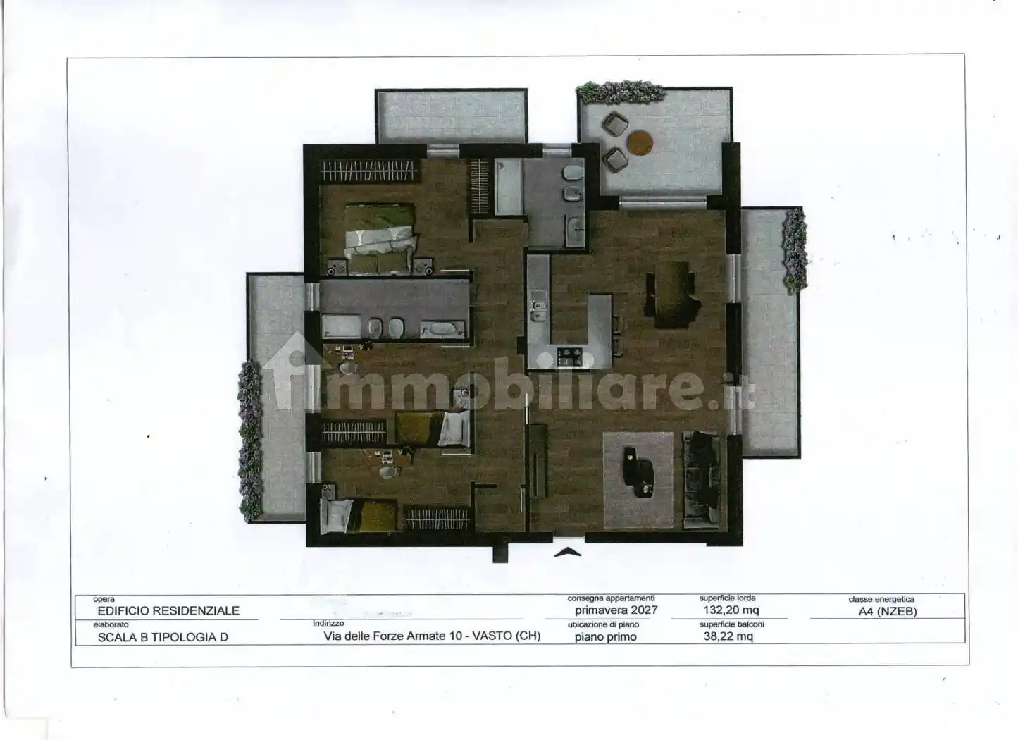 Appartamento in vendita a Vasto
