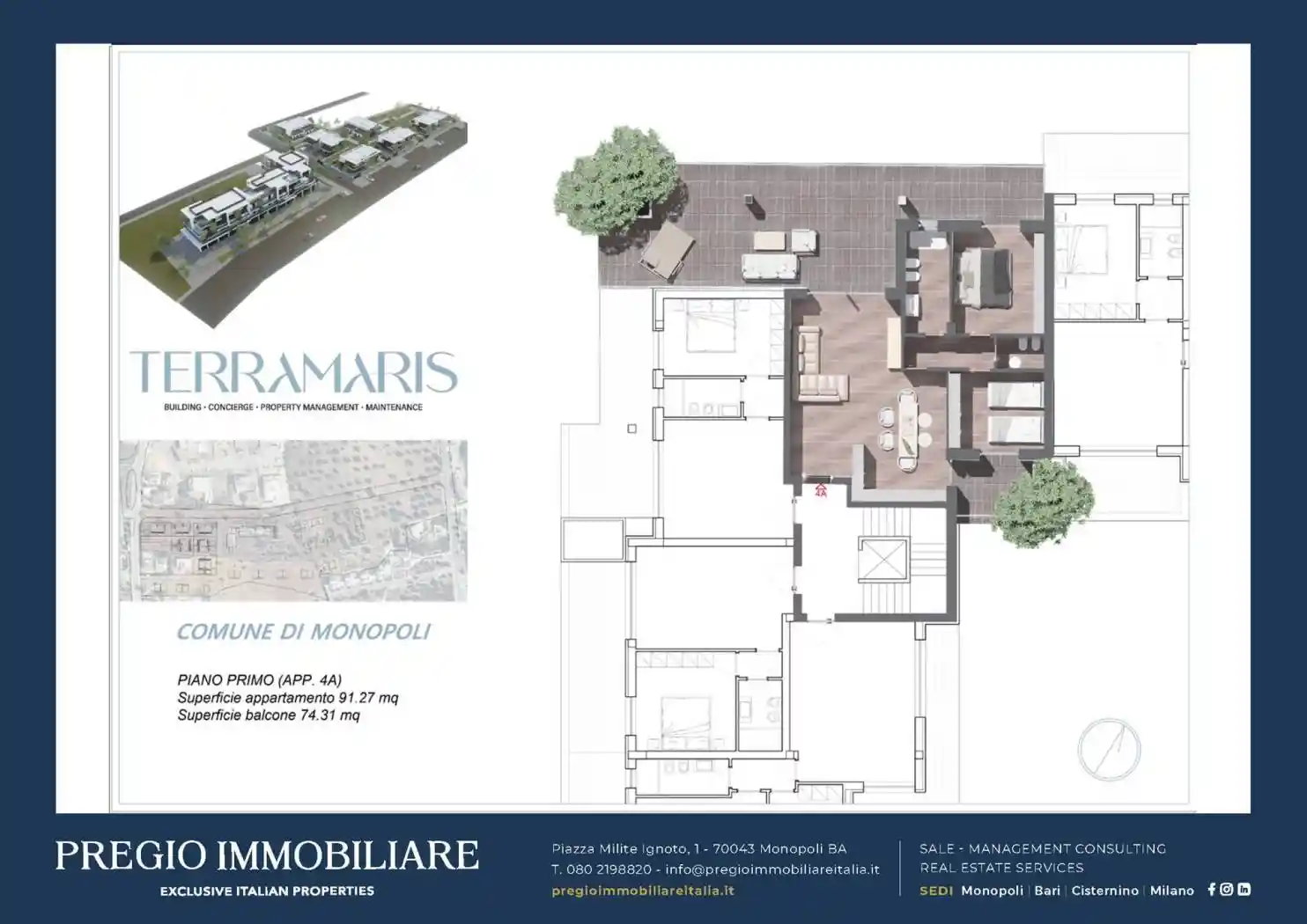 Appartamento in vendita a Monopoli