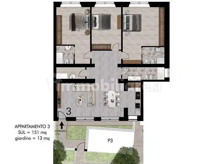 Appartamento in vendita a Pisa
