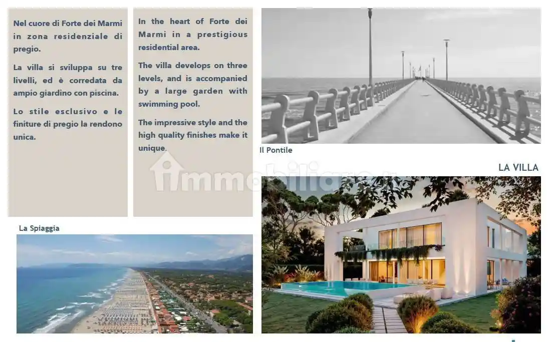 Villa in vendita a Forte dei Marmi