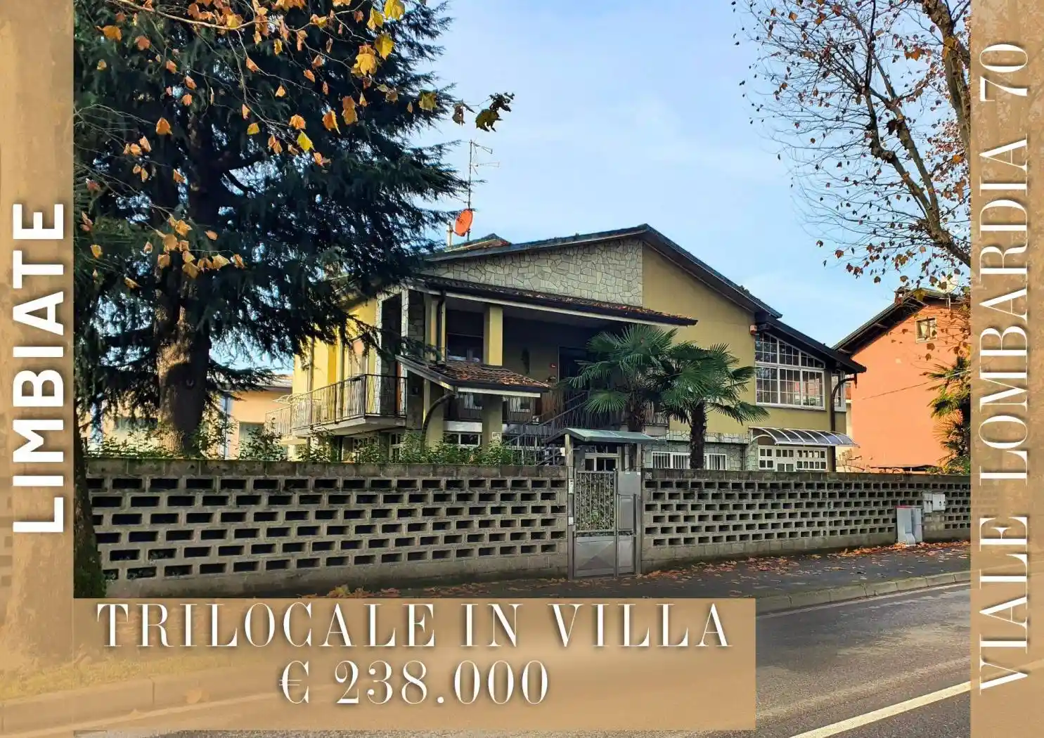 Appartamento in vendita a Limbiate