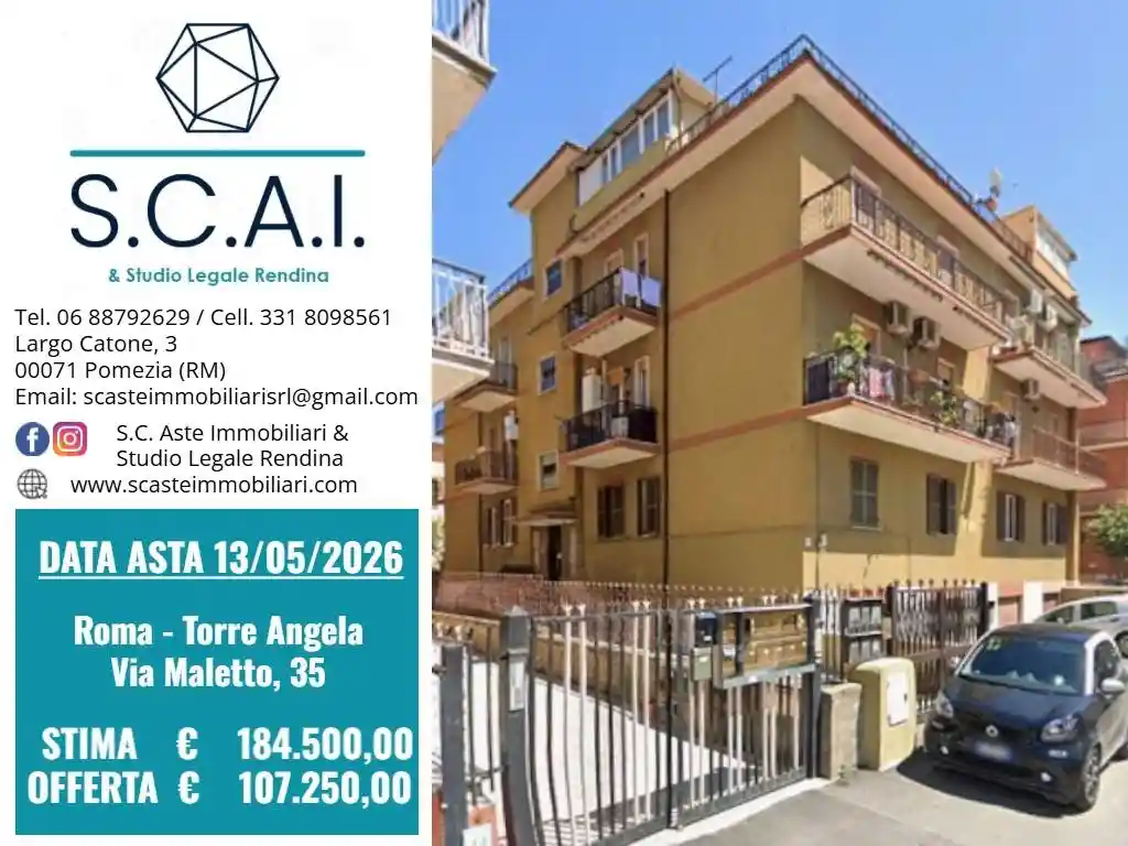 Appartamento in vendita a Roma