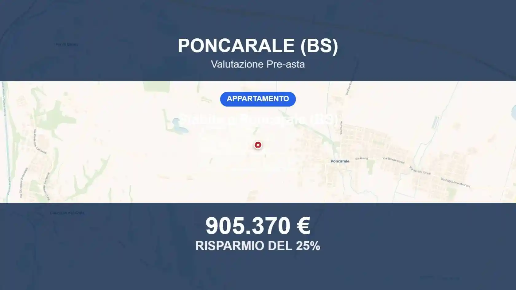 Appartamento in vendita a Poncarale