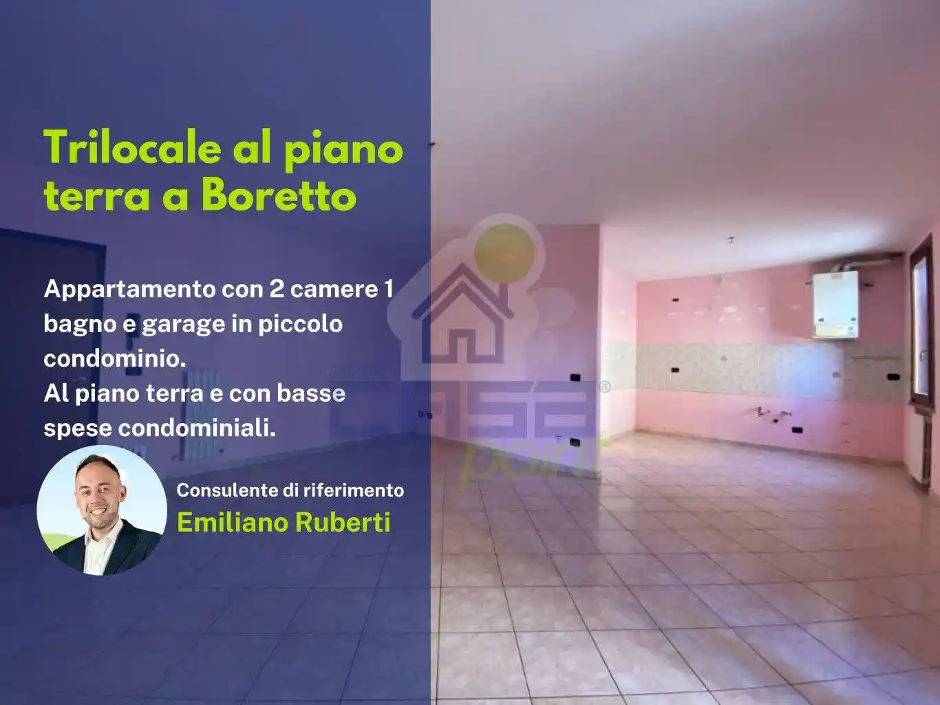 Appartamento in vendita a Boretto