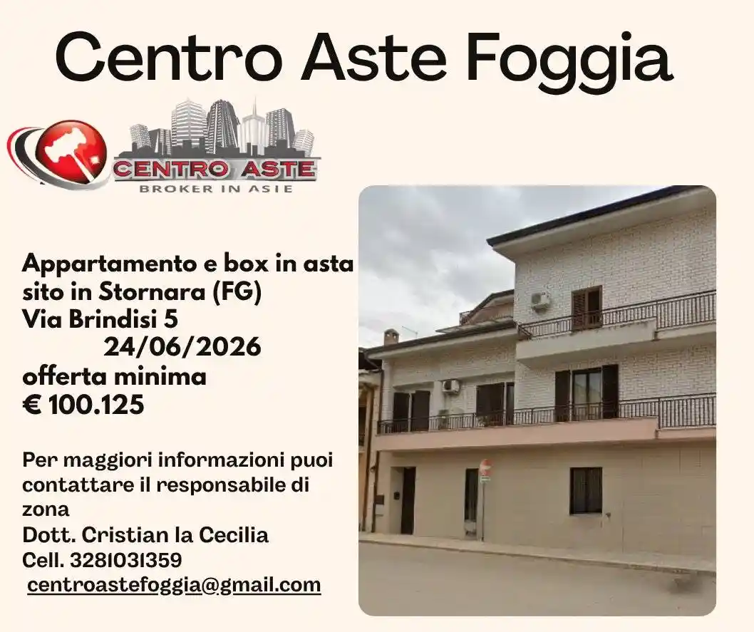 Appartamento in vendita a Stornara