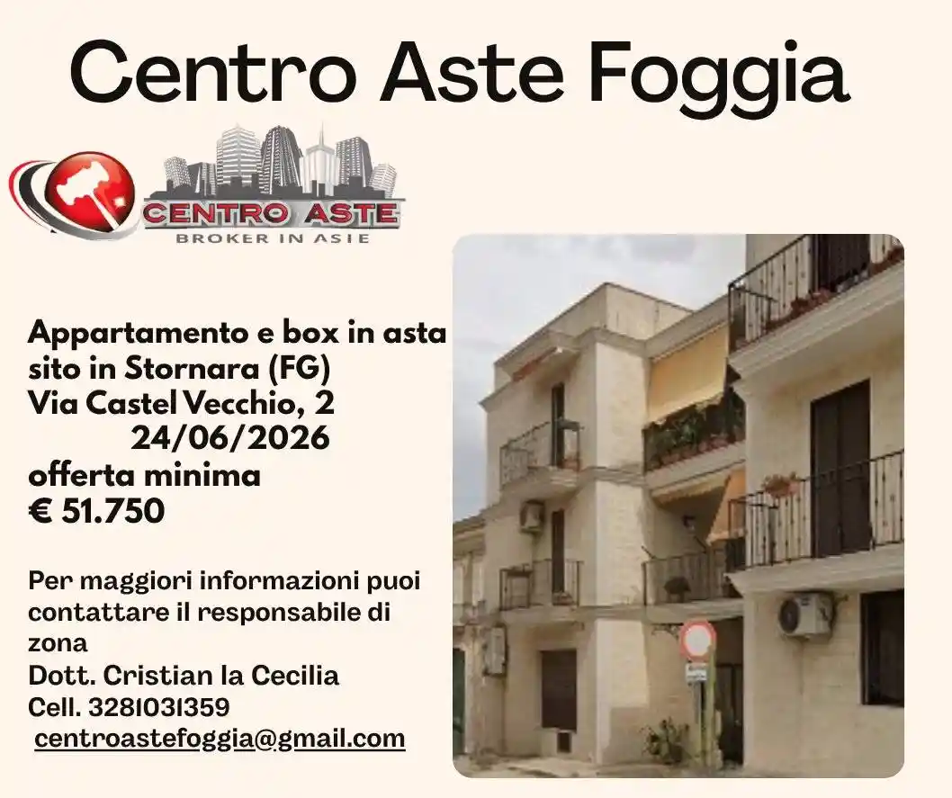 Appartamento in vendita a Stornara