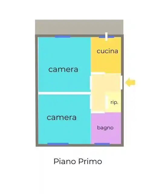 Appartamento in vendita a Cecina