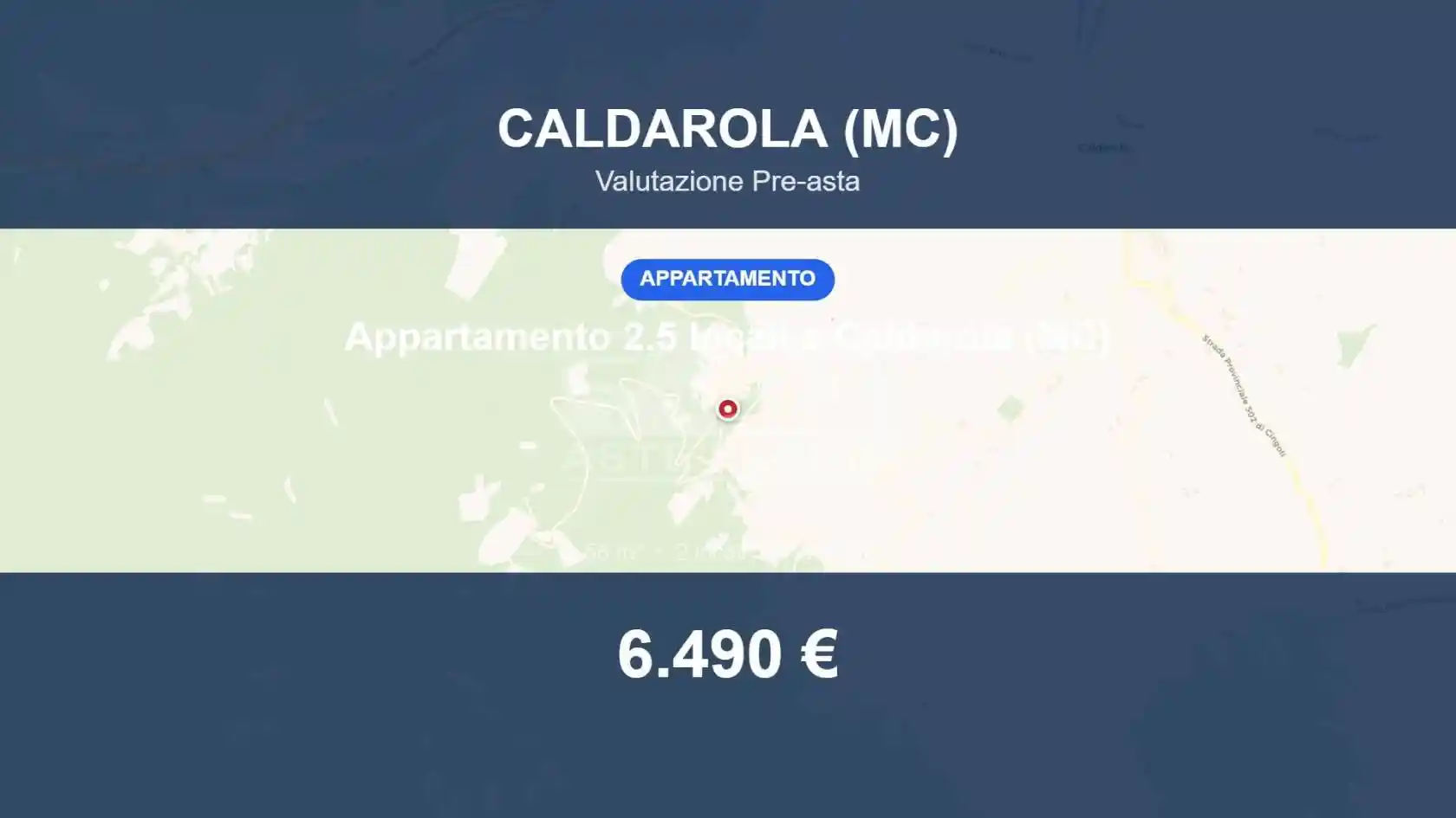 Appartamento in vendita a Caldarola