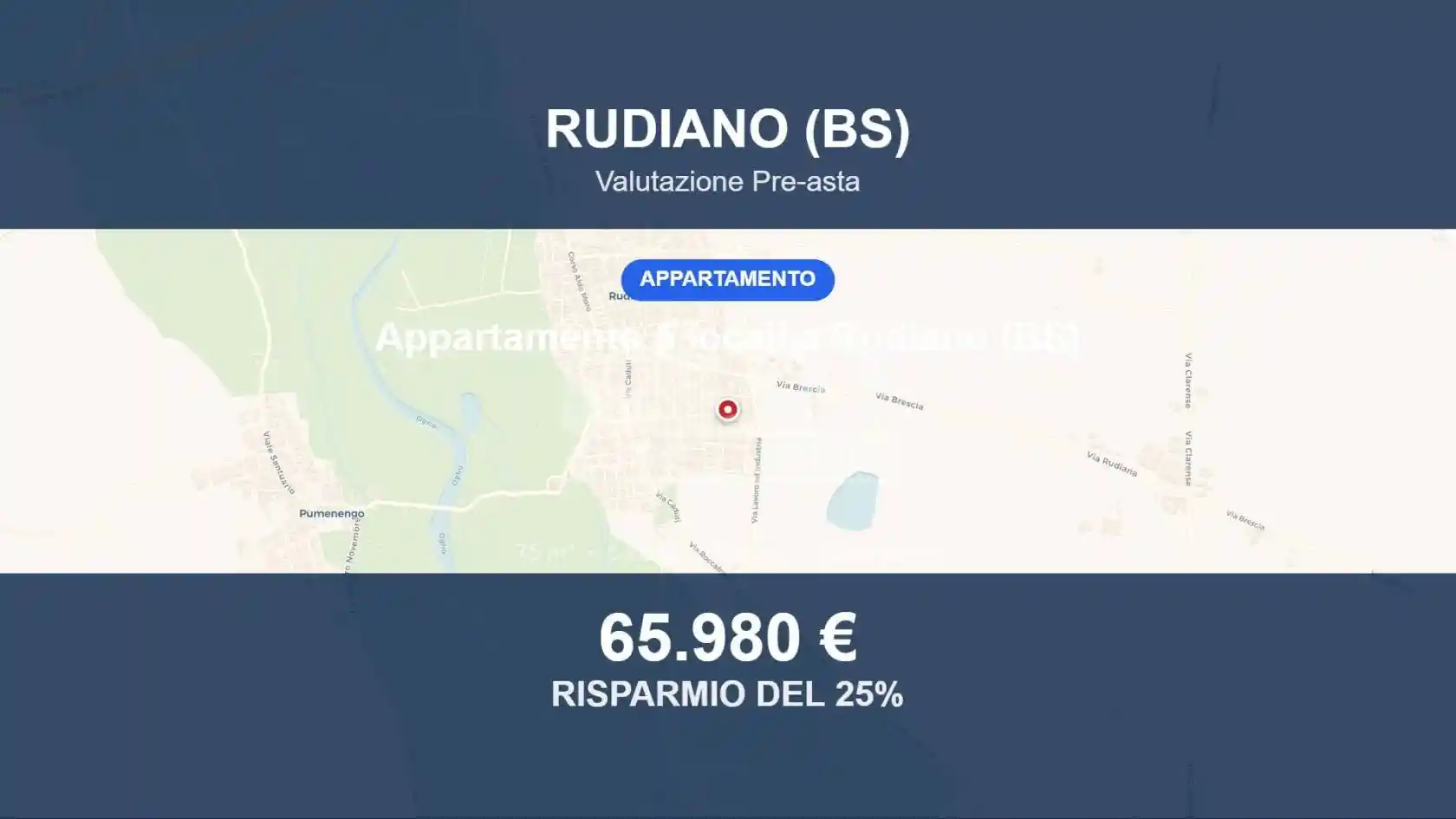 Appartamento in vendita a Rudiano