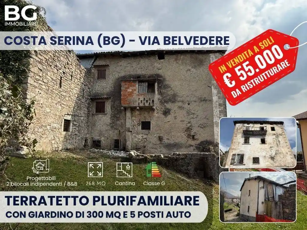 Casa indipendente in vendita a Costa Serina