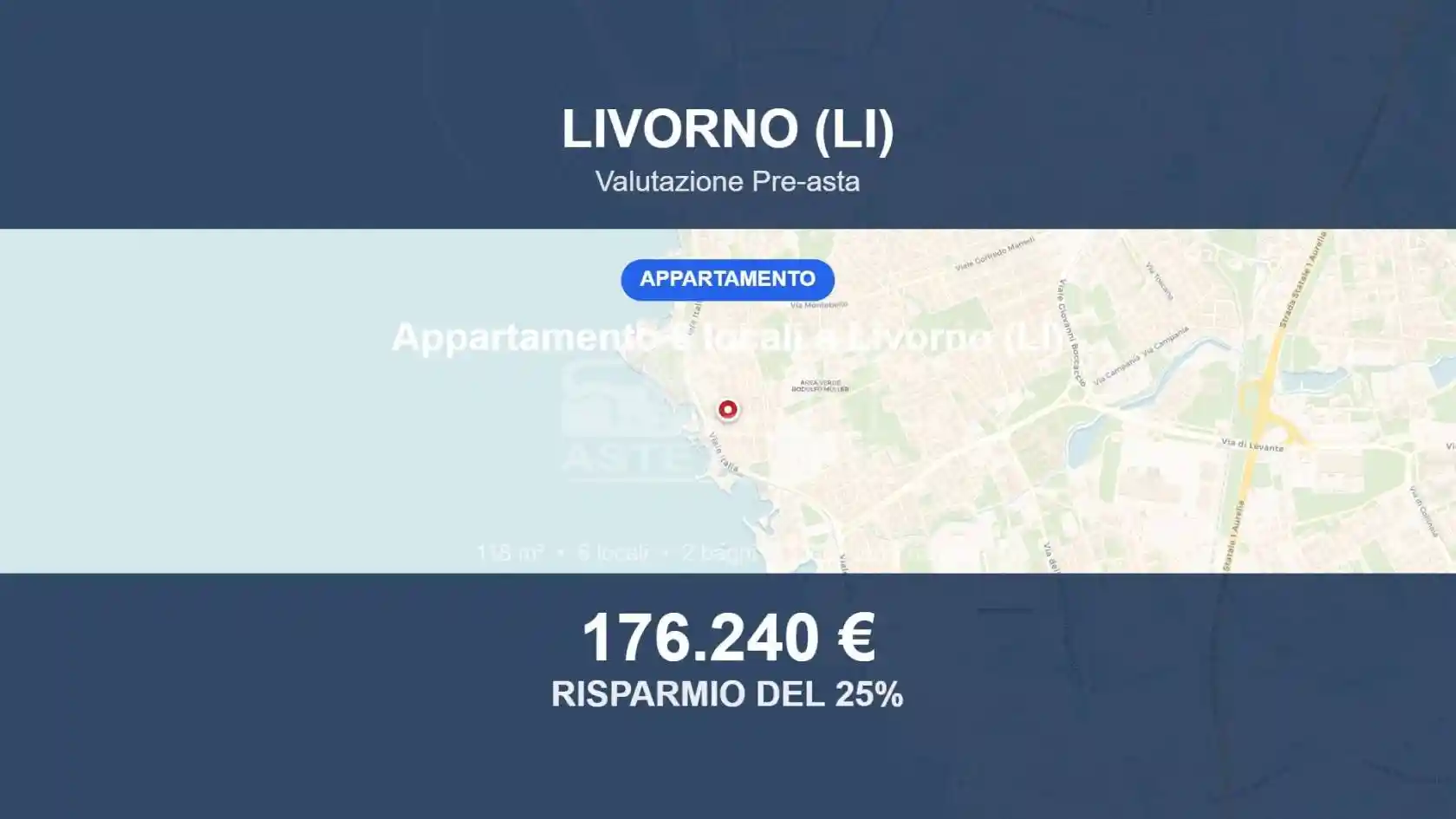 Appartamento in vendita a Livorno