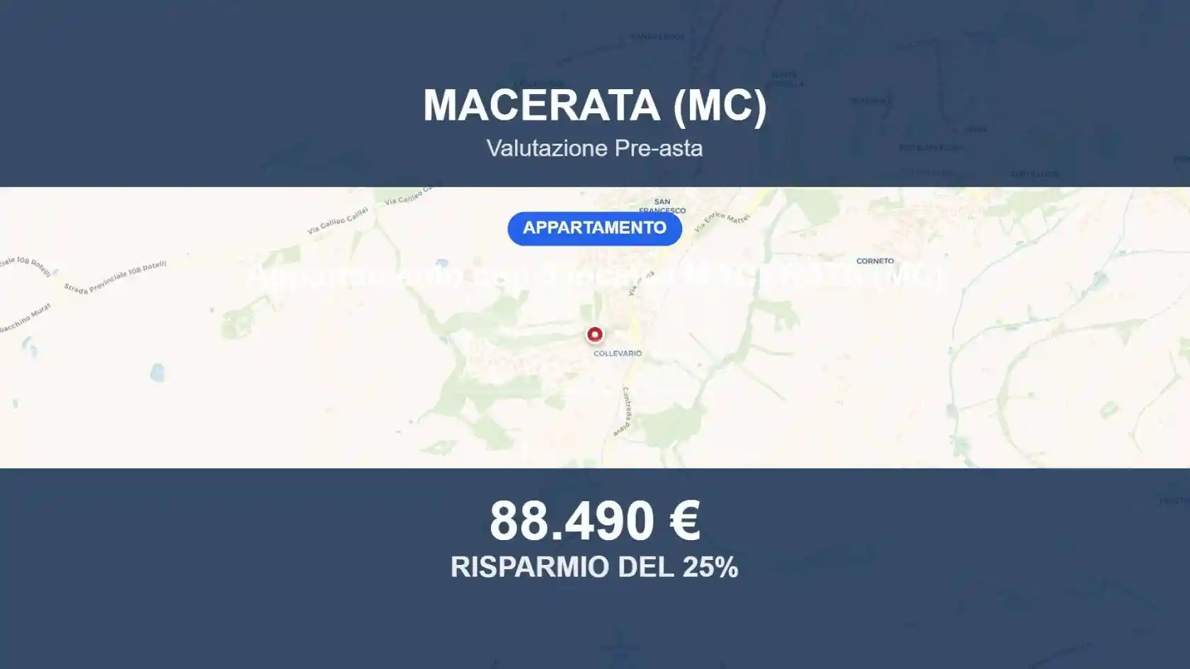 Appartamento in vendita a Macerata