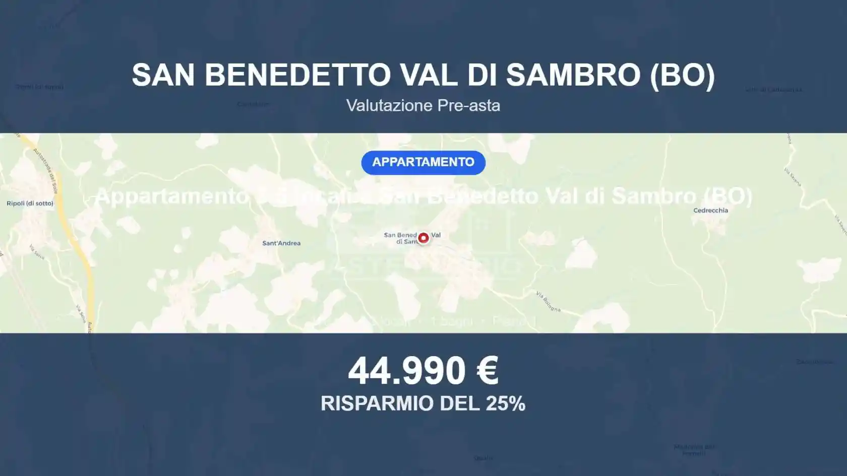 Appartamento in vendita a San Benedetto Val di Sambro
