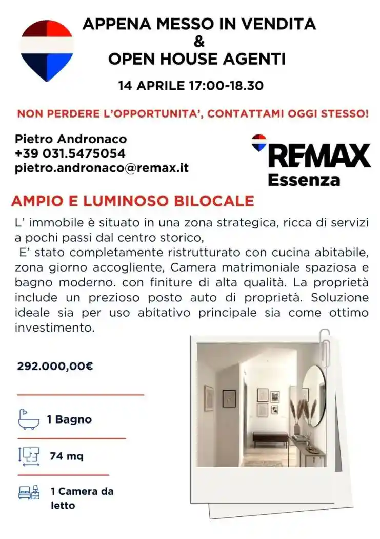 Appartamento in vendita a Como