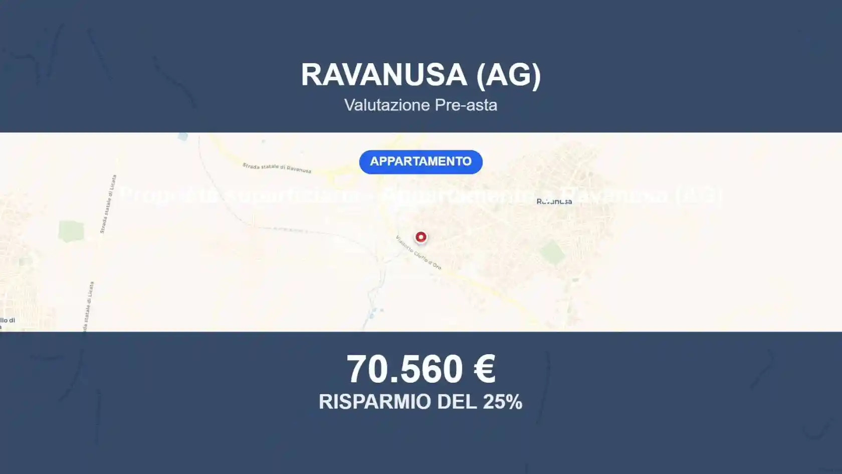 Appartamento in vendita a Ravanusa