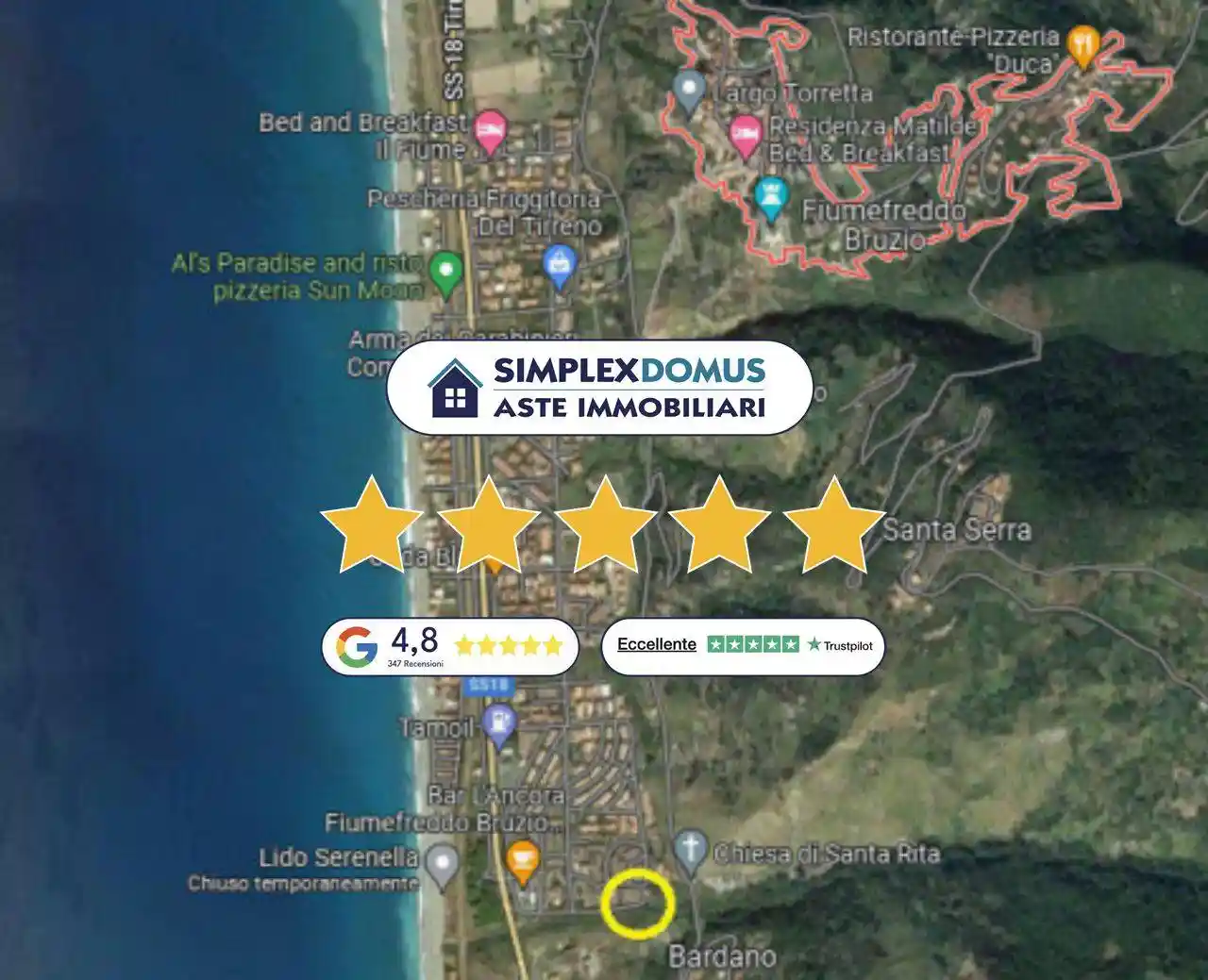 Appartamento in vendita a Fiumefreddo Bruzio