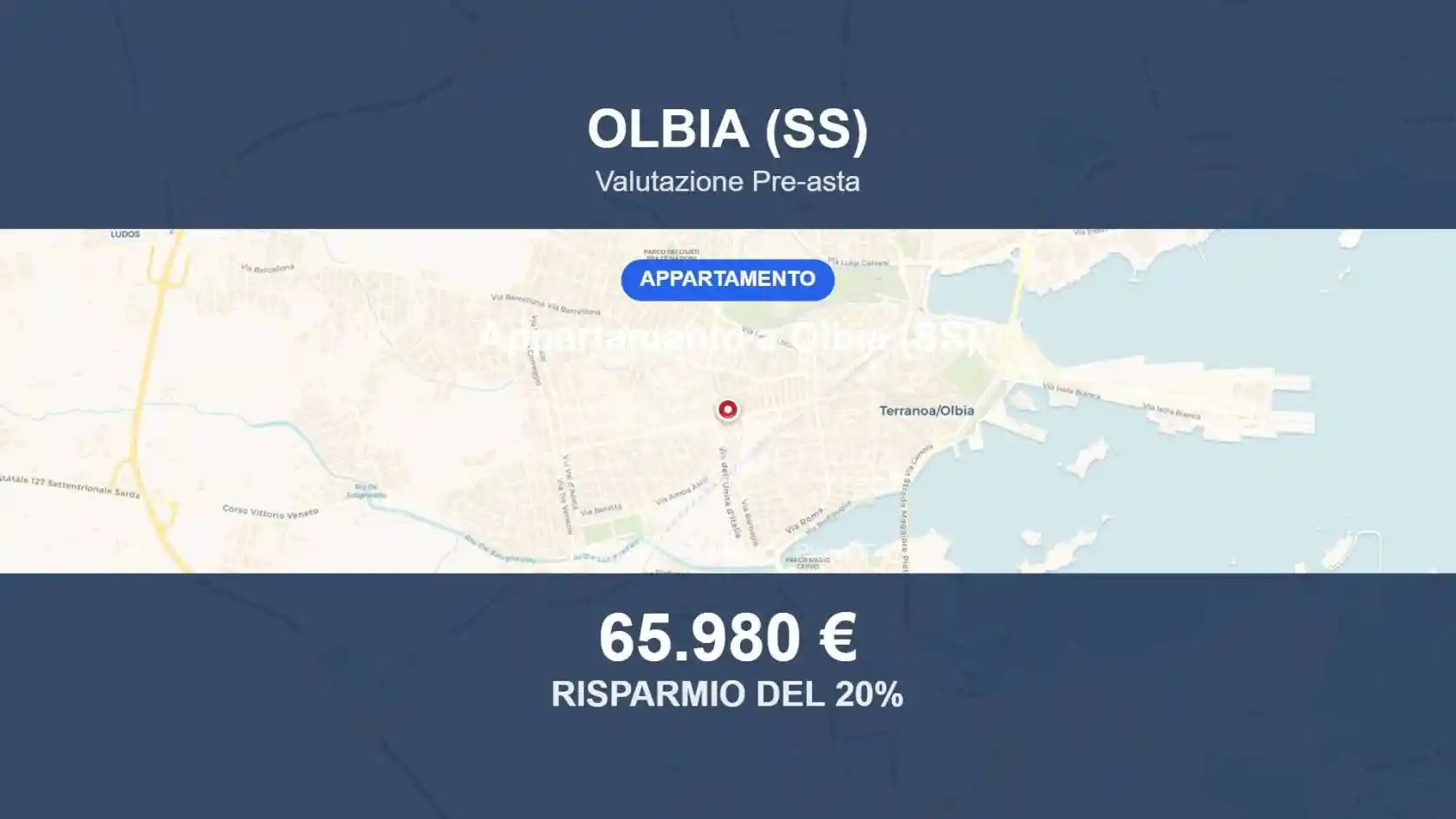 Appartamento in vendita a Olbia