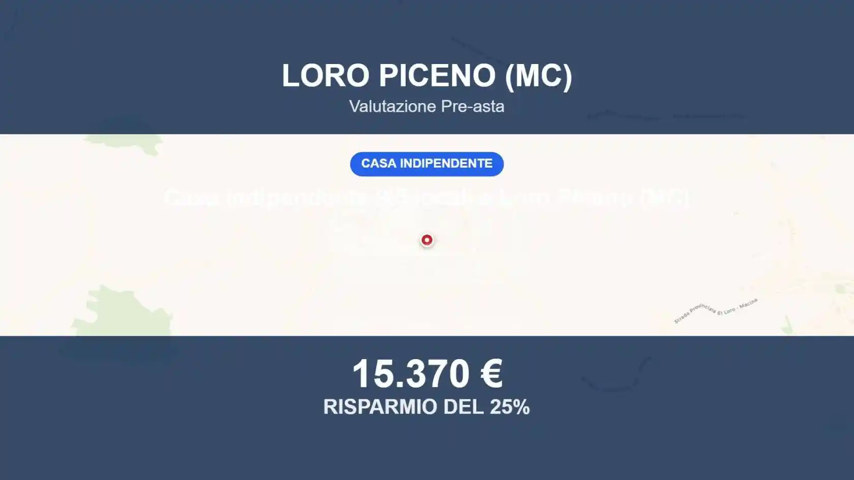 Villa in vendita a Loro Piceno