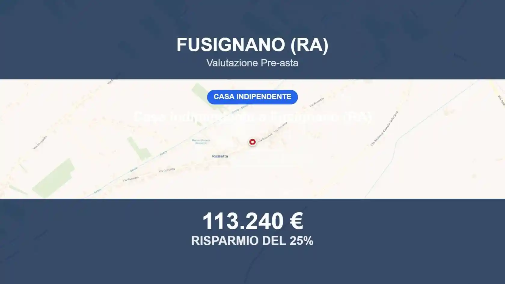 Villa in vendita a Fusignano