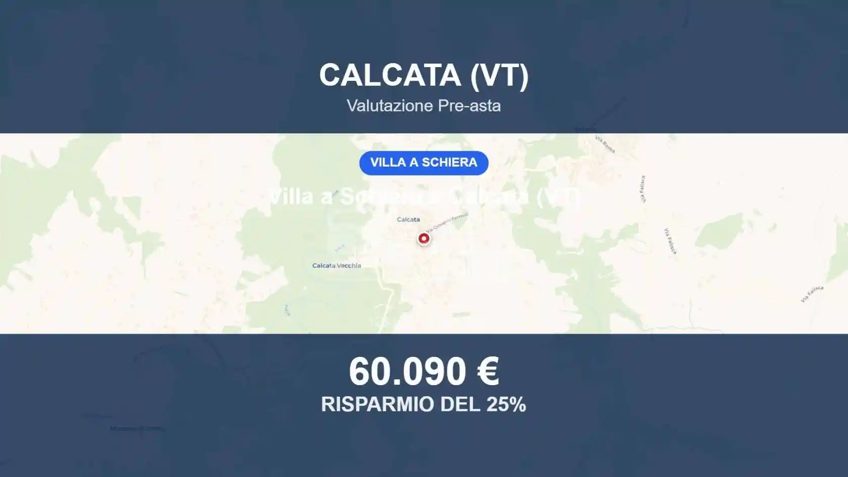 Villetta a schiera in vendita a Calcata