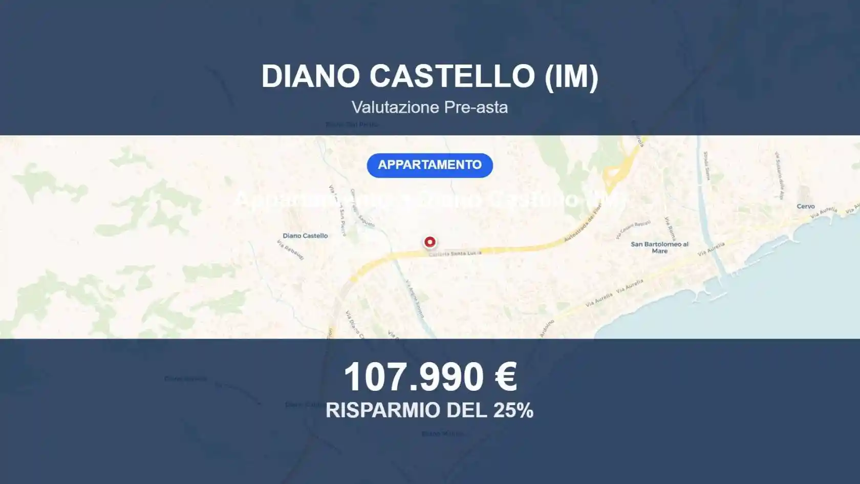 Appartamento in vendita a Diano Castello