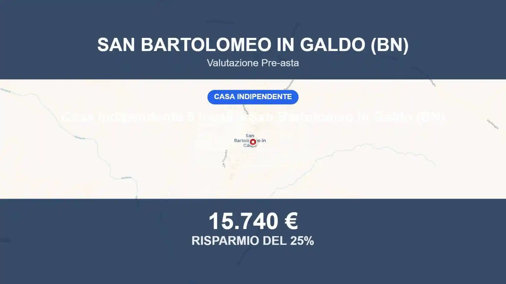 Villa in vendita a San Bartolomeo in Galdo