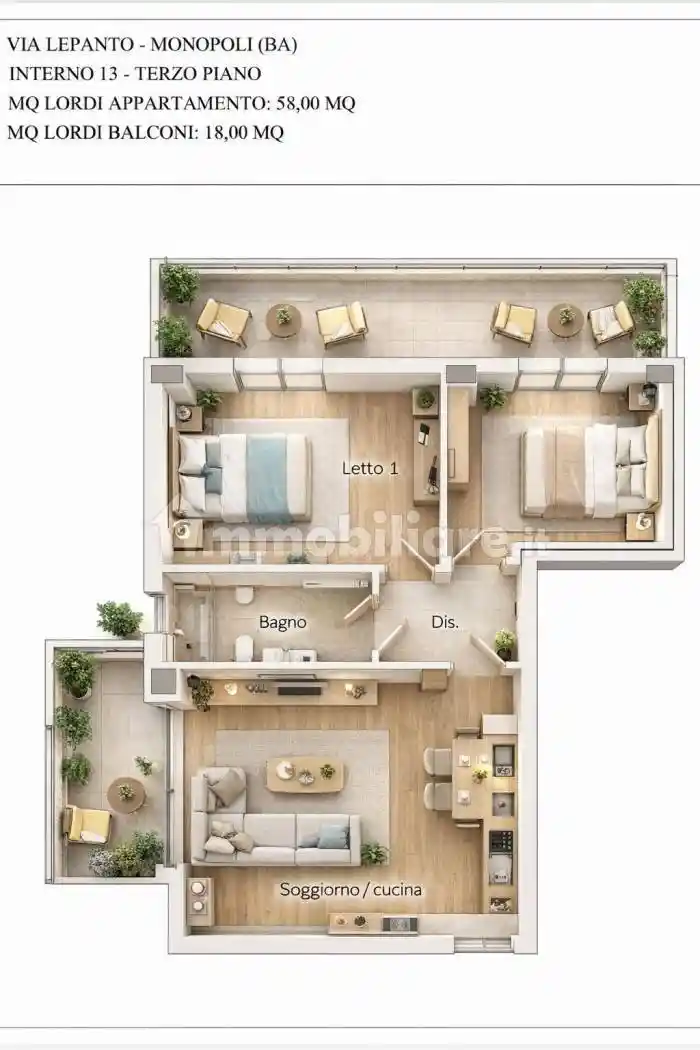Appartamento in vendita a Monopoli