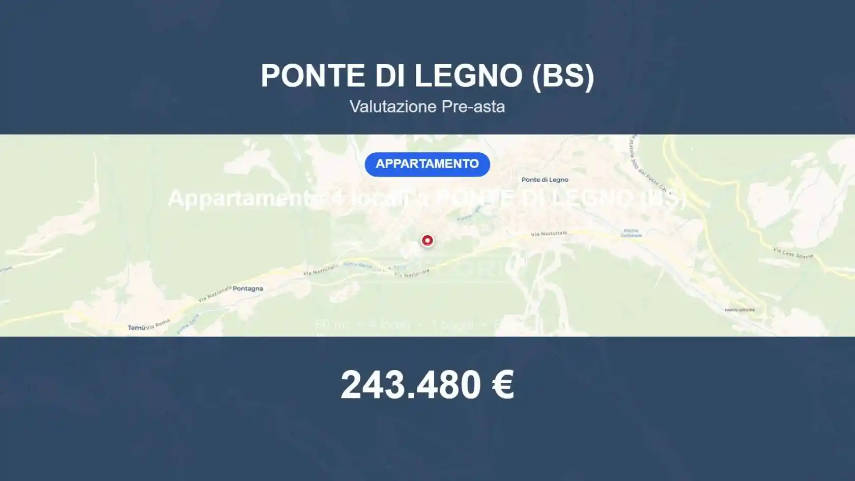 Appartamento in vendita a Ponte di Legno
