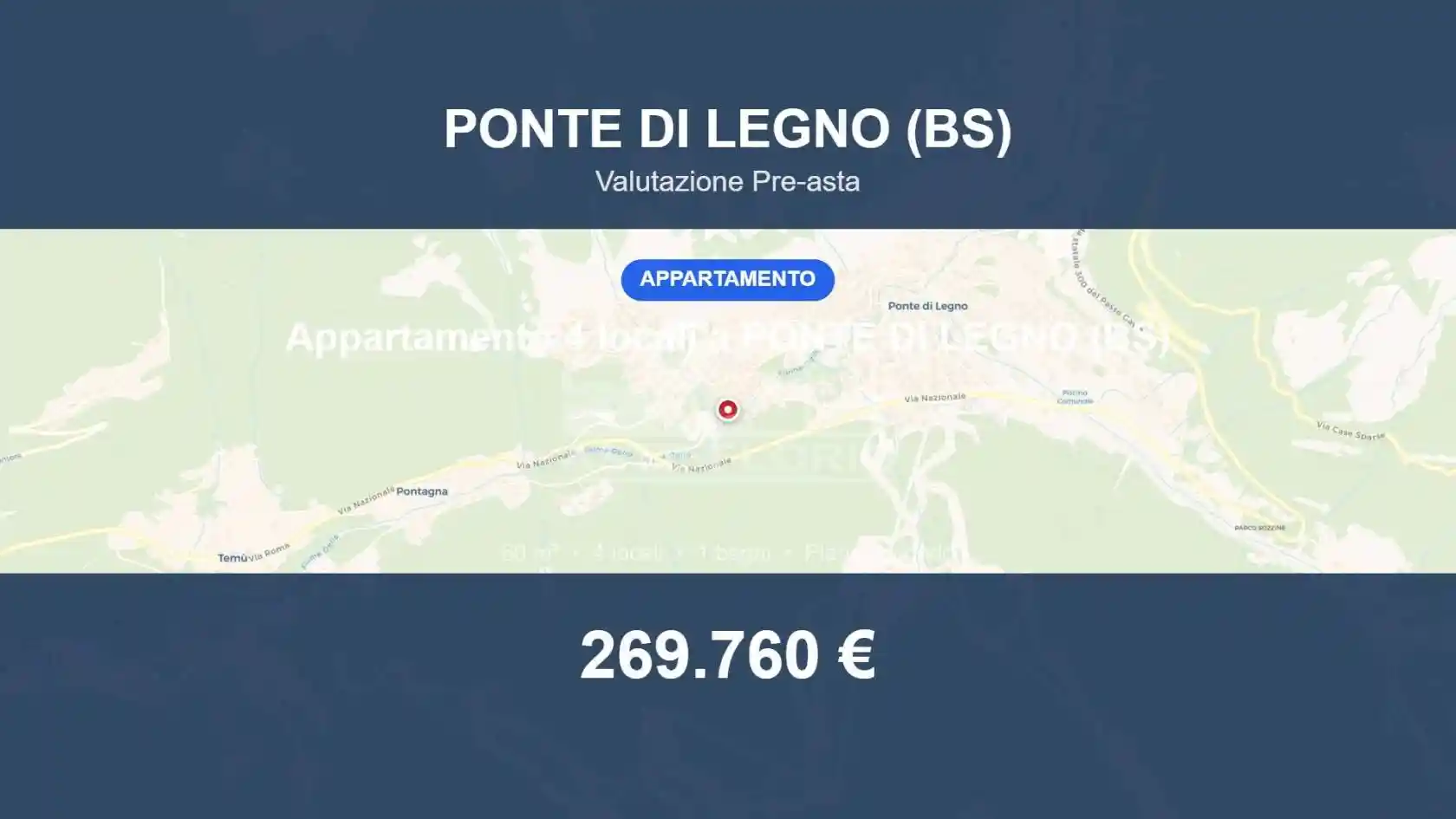 Appartamento in vendita a Ponte di Legno