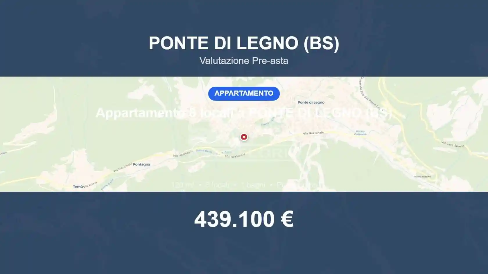 Appartamento in vendita a Ponte di Legno