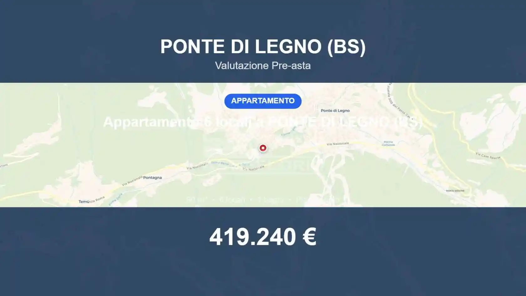 Appartamento in vendita a Ponte di Legno