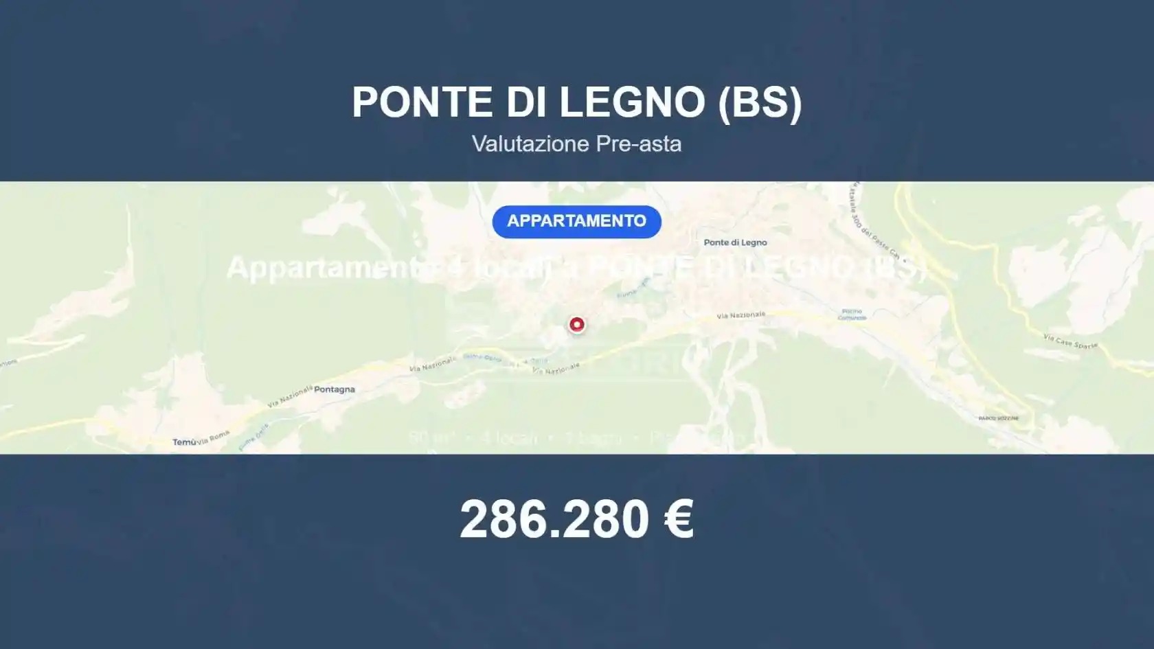 Appartamento in vendita a Ponte di Legno