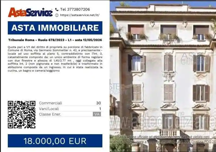 Appartamento in vendita a Roma