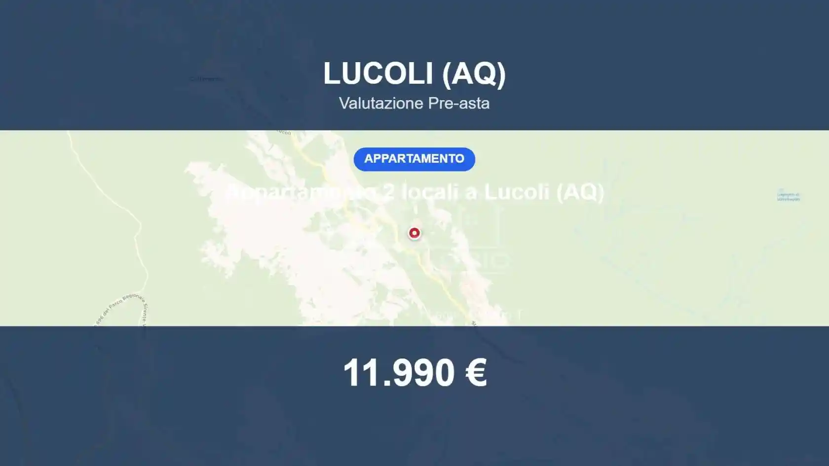 Appartamento in vendita a Lucoli