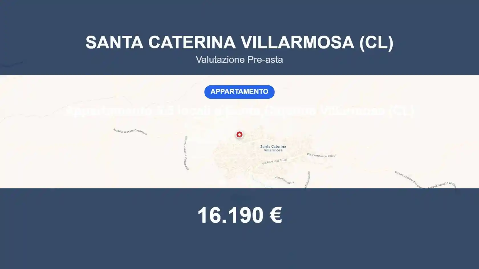 Appartamento in vendita a Santa Caterina Villarmosa
