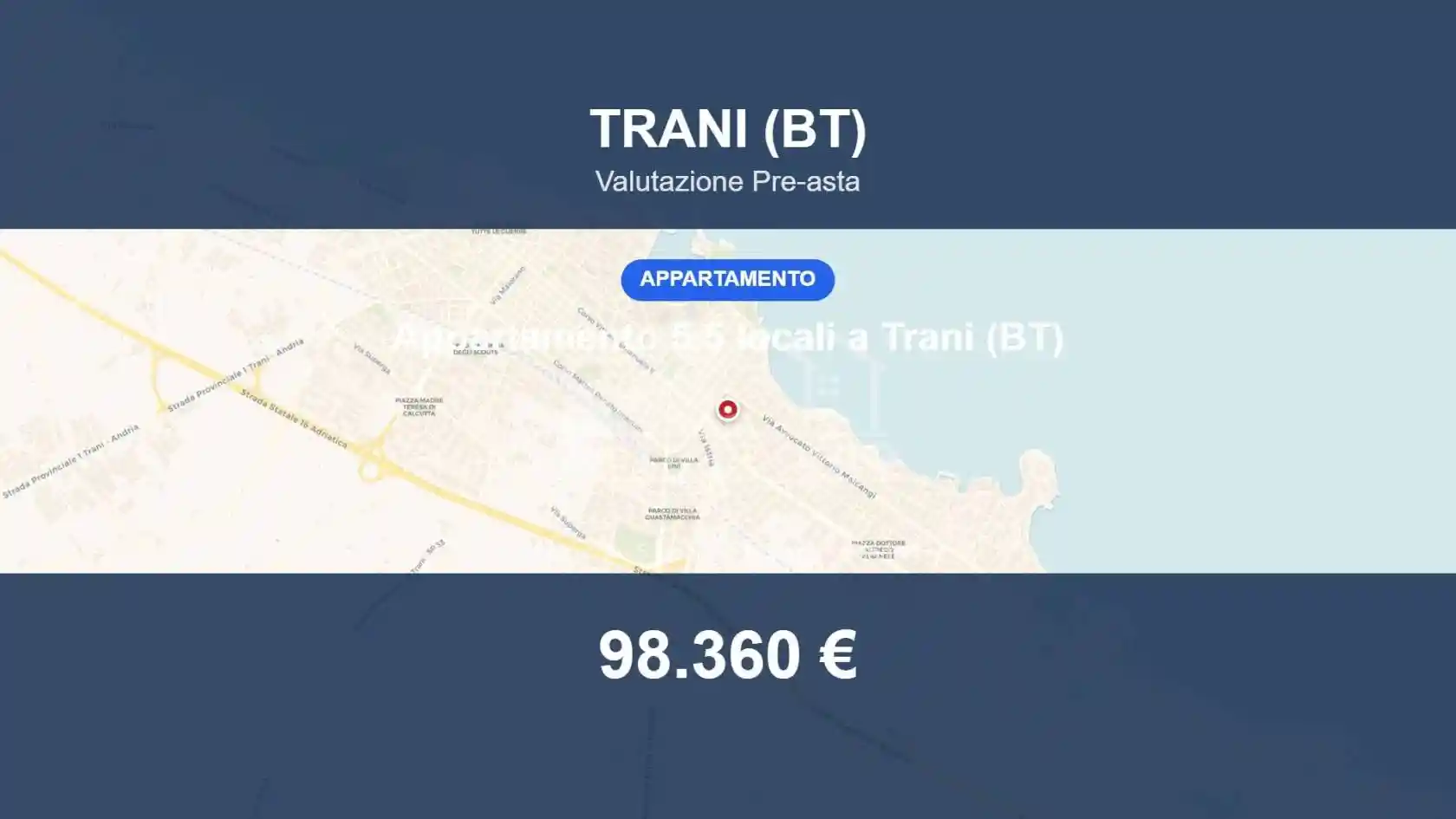 Appartamento in vendita a Trani