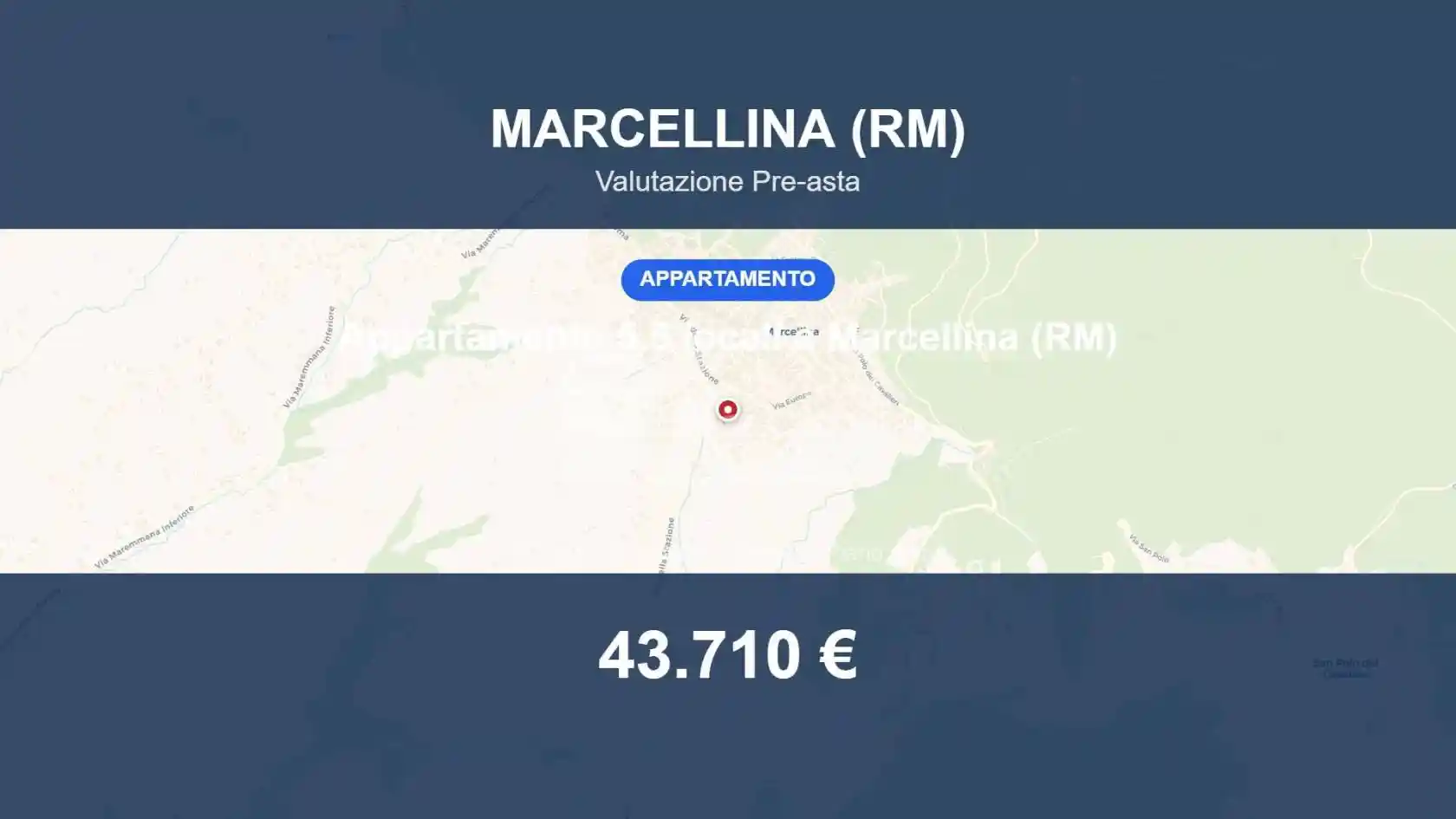 Appartamento in vendita a Marcellina