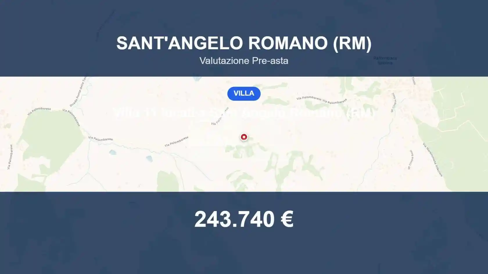 Villa in vendita a Sant'Angelo Romano