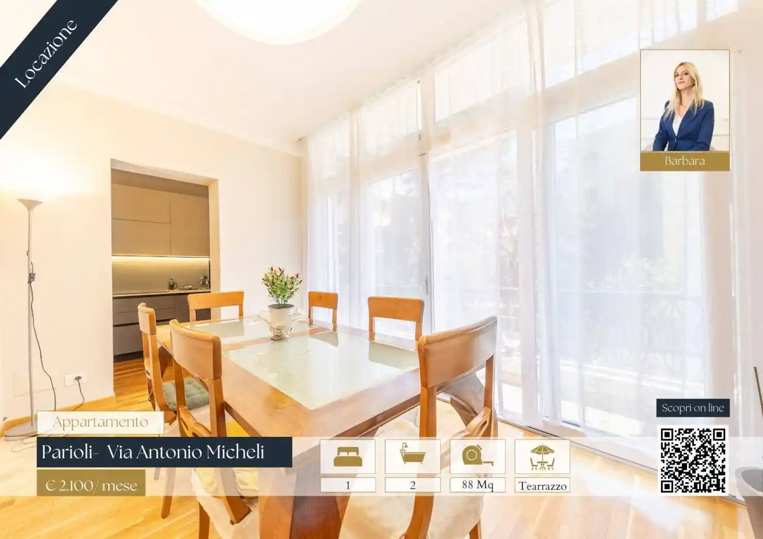 Appartamento in affitto a Roma