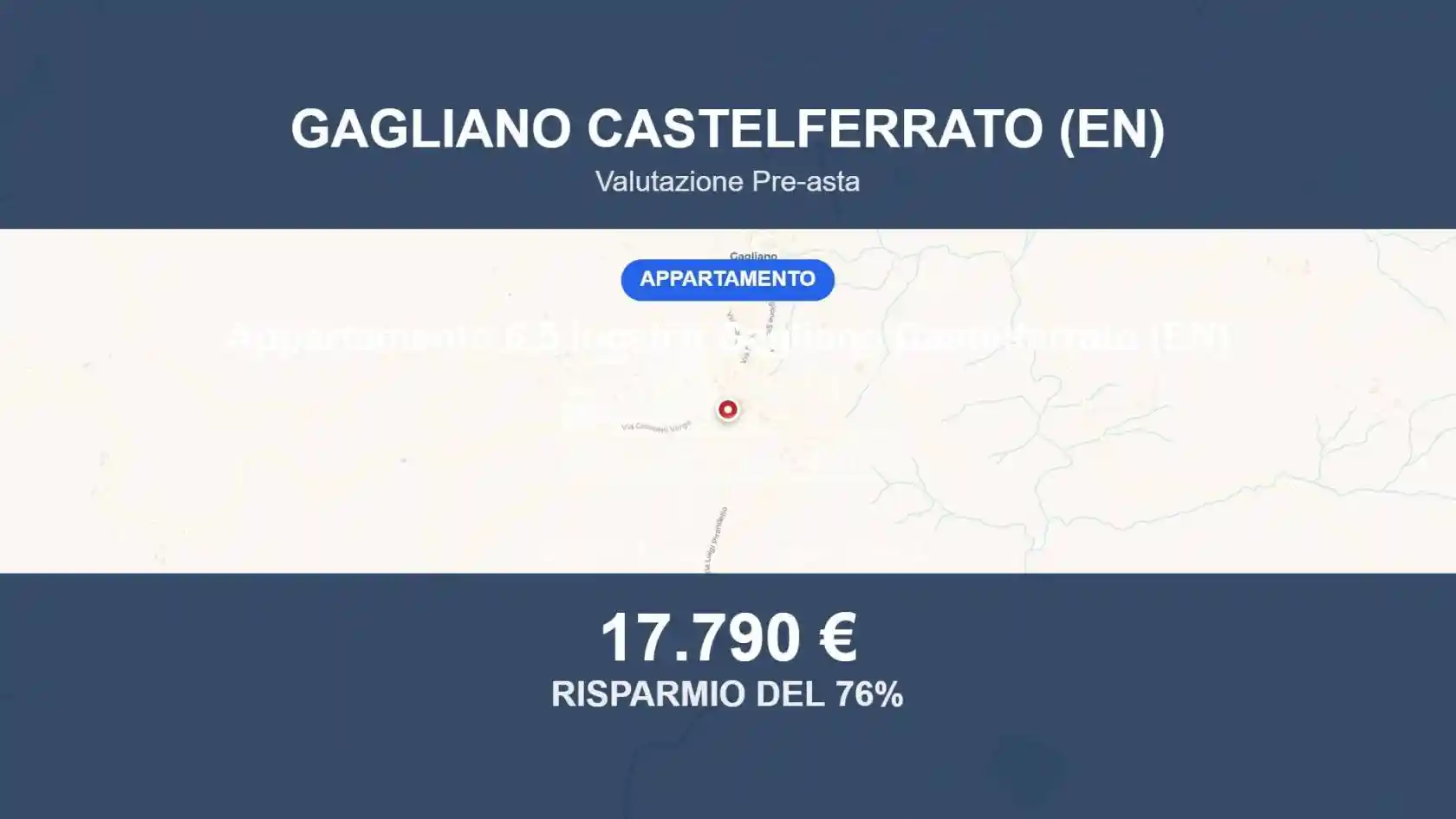 Appartamento in vendita a Gagliano Castelferrato