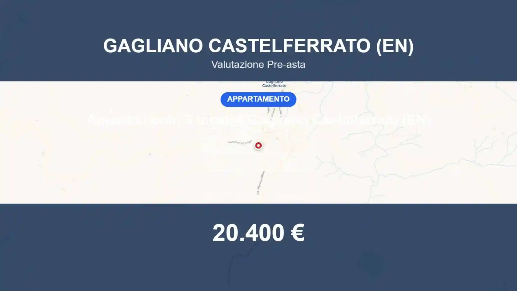 Appartamento in vendita a Gagliano Castelferrato