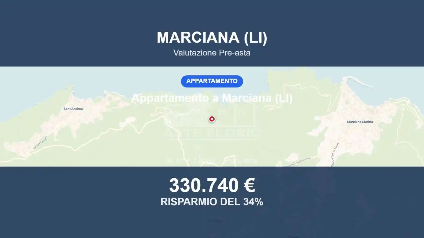 Appartamento in vendita a Marciana